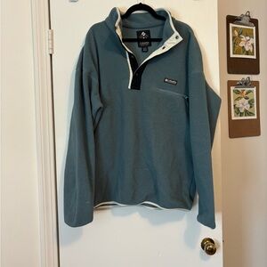 Columbia Teal Pullover Fleece